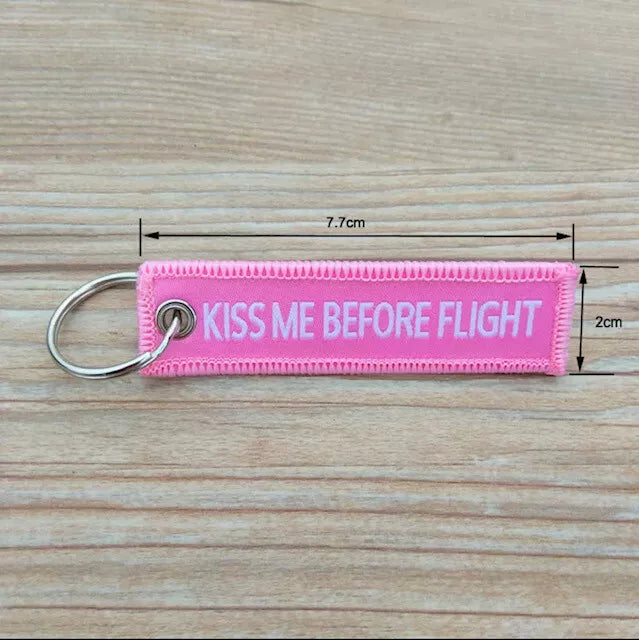 Flight Tag - "Kiss before flight"