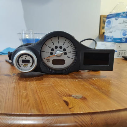Mini R53 Dash Mini R53 Dash Bezel With Ultra Gauge Mount – Cloude 9 Customs